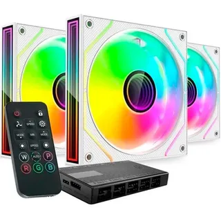 Mars Gaming Mf-3dprokit Ventilator 3 Einheiten - White