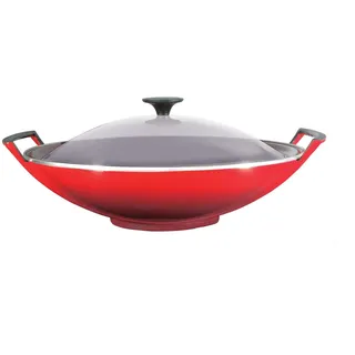 Le Creuset Wok mit Glasdeckel 36 cm