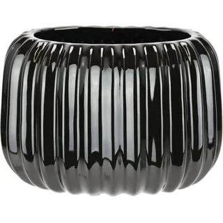 I.GE.A. Dekovase »Vase aus Keramik« Dekovase Blumenvase Modern für Tischdeko Tischvase Deko Trockenblume, schwarz
