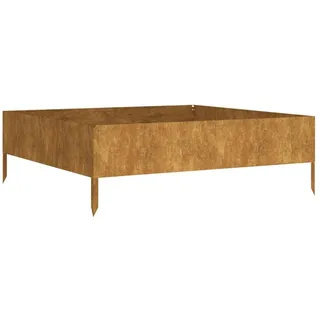 vidaXL Hochbeet 100 x 100 x 33,5 cm Cortenstahl