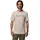 Kurzarm-T-Shirt Bio-Baumwolle Komfortstretch Gerippter Kragen Grafikdesign Herren