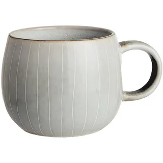 Butlers Tasse Henley 330 ml , Grau , Keramik , Geschirr, Tassen, Kaffeetassen