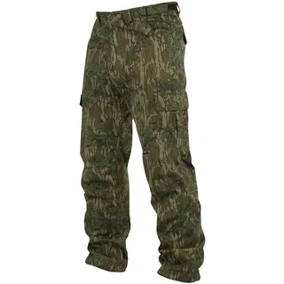 Mossy Oak Cotton Mill 2.0 Jagdhose für Herren, Camouflage-Kleidung, Größe L, Greenleaf