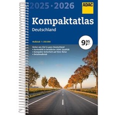 ADAC Kompaktatlas 2025/2026 Deutschland 1:250.000