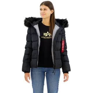 Alpha Industries Puffer Jacke - Black - XS