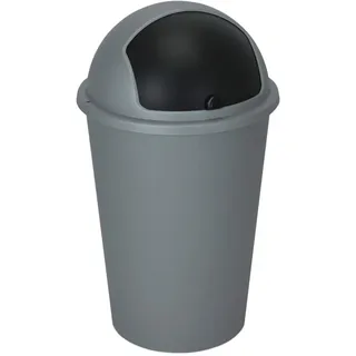 Spetebo Abfalleimer XXL 50 l Grau