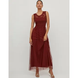 VILA VILYNNEA MAXI DRESS - NOOS Fired Brick Fired Brick 40 - bordeaux