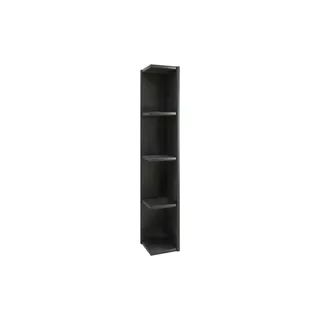 VCM Honsa Standregal 15 x 17 x 97 cm Schwarz