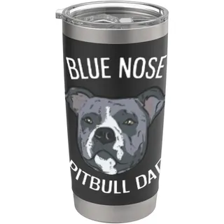 Blue Nose Pitbull Dad Amerikanischer Pitbull Terrier Doppelwandiger Edelstahl-Thermobecher