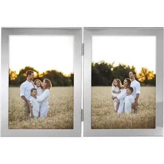 Hama Bilderrahmen Silber 10x15 cm 2er Set