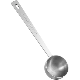 Messlöffel Kaffeelöffel Portionierer Kaffeedosierlöffel Edelstahl Mit Langem Griff Wiederverwendbar Runder Für Abmessen (15 ml)