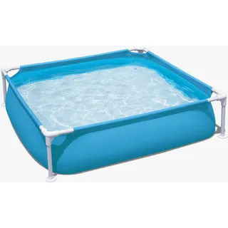BESTWAY My First Frame Pool 122 x 122 x 30,5 cm blau