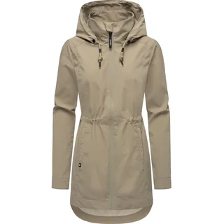Kurzmantel RAGWEAR "Kurzmantel Dakkota B", Damen, Gr. M, grün (dusty olive), Obermaterial: 100% Polyester PES.  Obermaterial: Futter: 100% Polyester PES., Mäntel Kurzmantel