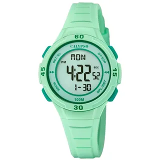 Calypso K5830/1 35 mm Kunststoff mintgrün Digitalarmbanduhr