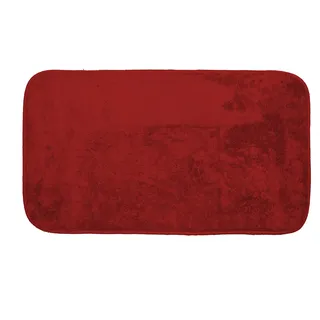 GEMITEX Merlino Teppich, 40 x 70 cm, Bordeaux, Mikrofaser, Polyester