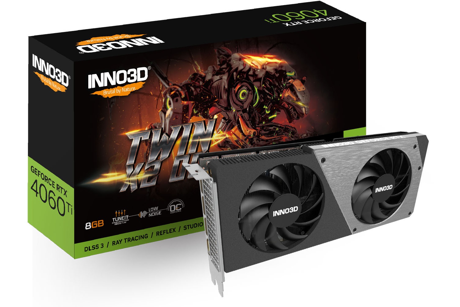 Bild von GeForce RTX 4060 Ti Twin X2 OC 8 GB GDDR6 N406T2-08D6X-171153N