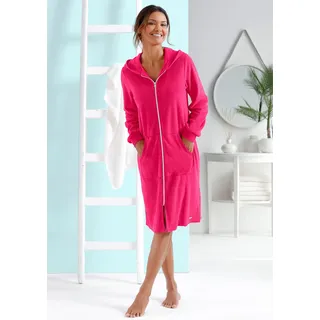 Feel Good Damenbademantel, pink,