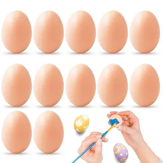 Imitationseier,Ostereier zum Aufhängen, Bunte Ostereier Wiederverwendbare Osterdeko Hängedeko für Ostern Geschenk Osterjagd Osterbaumschmuck Zuhause Garten Party Deko (C)