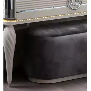 Schlafzimmer Schminktisch mit Spiegel Luxus Neu Konsole Modern Design - Weiß