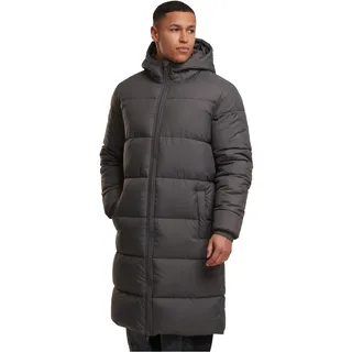 URBAN CLASSICS Long Puffer Coat Herren Pufferjacken grau Größe XXL magnet,