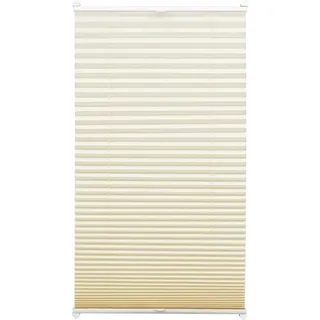 Gardinia EasyFix Thermo-Plissee mit 2 Bedienschienen 50 cm x 130 cm Elfenbein