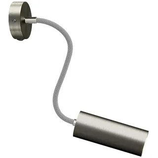 Creative Cables Mit Bulb Fermaluce Flex 30-lampe Mit Mini-rosette Mit Schalter Und Spot Mit Tub-e14-schirm- - Satin Titanium - One Size