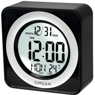 Wecker Digital Uhr, Led Uhr Digital Wecker mit Licht, Batterie, Kinderwecker Jungen mit 6 Melodien, Digitaler Wecker Kinder Batteriebetrieben mit Temperaturanzeige, Tischuhr Digitale Uhr Alarm Clock