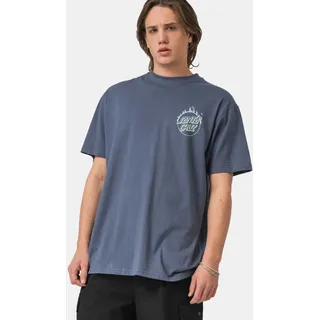 Santa Cruz Burnt Opus Ovrszd Kurzarm-t-shirt - heritage Blue - S,