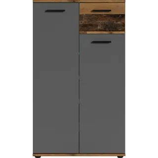 byLIVING Jakob 60 x 102 x 30 cm grau / grau matt