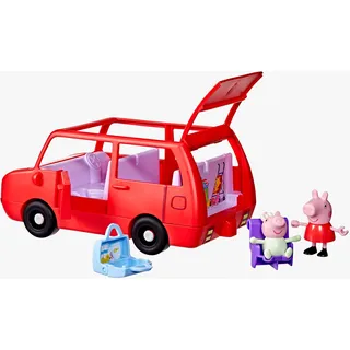 Hasbro Peppa Pig Peppas großes Familienauto Spielset 13cm/22cm/28cm Rot