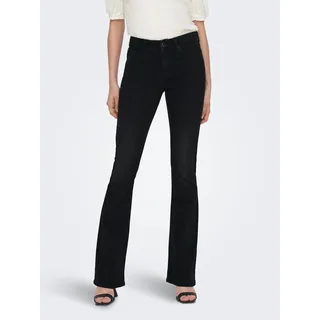 Only Bootcut-Jeans ONLBLUSH MID FLARED DNM TAI1099 NOOS schwarz XS (34)