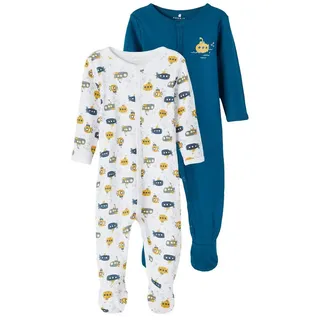 NAME IT Schlafstrampler Set für Babys Legion Blue 80