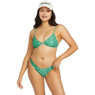 Bade-Shirt BILLABONG "In The Green Charlie", Damen, Gr. XS, Cup B, grün (island grün), Obermaterial:82% Nylon 18% Elasthan., Bikini-Oberteile Bade-Shirt
