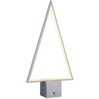 LED-Tischleuchte Pine 2.0 sompex silber, 47x25x8 cm