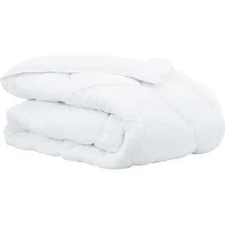 Winterbettdecke Weiß 240 x 222 x 5 cm Polyester - Weiß