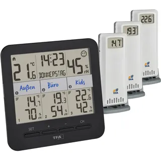 TFA KLIMA@HOME 2 Schwarz 30.3075.01