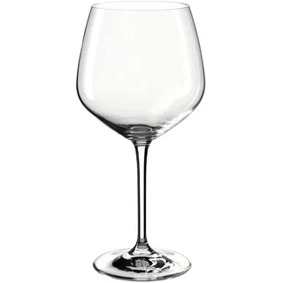 Montana :vivid Burgunderglas 6er Set, spülmaschinenfeste Rotwein-Kelche, Wein-Glas mit gezogenem Stiel, Wein Kelchgläser-Set, 620 ml, 042968