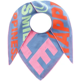 Zwillingsherz Dreieckstuch »"Große Freunde"« mit Schrift, blau