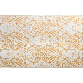 vidaXL Outdoor-Teppich ARAKIL Orange und Weiß 190x290 cm PP - Orange