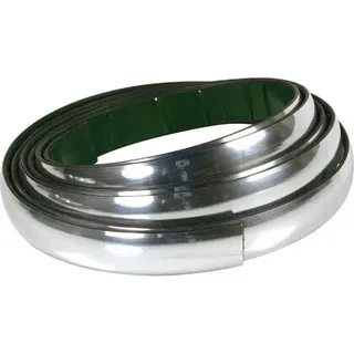 Verchromtes Klebeprofil - 4 m - 35 mm
