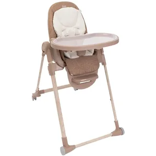 Chicco Polly Armonia Kinderhochstuhl für Babys von Geburt bis 40 kg, 9 Höhenstufen, foldable, klappbar, verstellbarer Fußstütze, Hochstuhl 3in1, Kompakt verstaubar, 4 Räder,mit neugeborenaufsatz