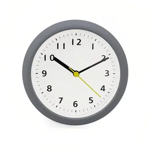 Lancoon Silent Dusche Uhr mit wasserdicht, Non-Ticking, batteriebetrieben mit Haken Loch faltbar Stand und PVC Saugnapf für Bad Schlafzimmer