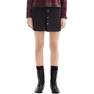 QS Cord-Minirock mit Knopfleiste
