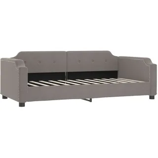 vidaXL Tagesbett Taupe 90x200 cm Stoff - Taupe