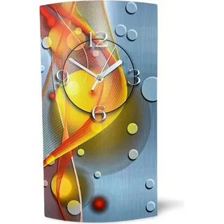 Wanduhr - Dixtime Modell: 3D-0049 - Gelb