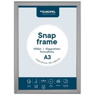 Europel Klapprahmen Silber A3 2er Set
