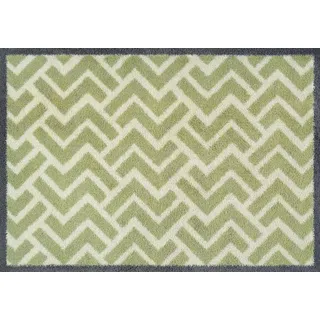 Turtle Mat »Herringbone Green« rechteckig 9 mm Höhe, grün,