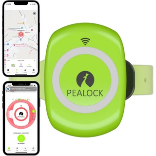 pealock 2 - Smartes Schloss mit GPS und SIM grün