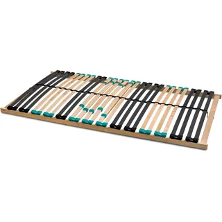 Coemo 7-Zonen Lattenrost DRÖMSON 100x200 cm 28 Federleisten starr Selbstmontage