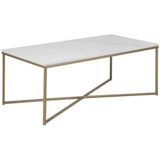 Actona Alisma Couchtisch Stahl/Marmor